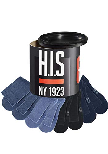 H.I.S H.I.S Socken für Sie & Ihn 8 Paar in der Geschenkdose Farb-Set In drei tragbaren 8er Packs erhältlich von H.I.S