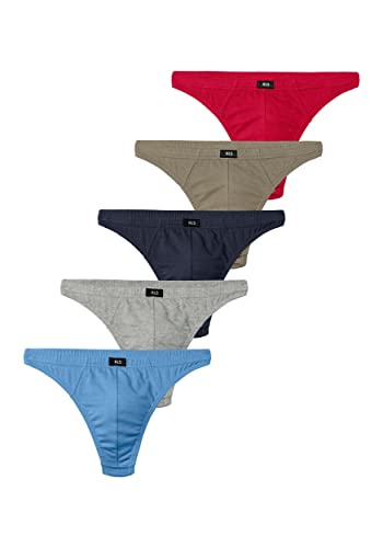 H.I.S Herren Strings, 5er Pack (5, farb-Set) von H.I.S