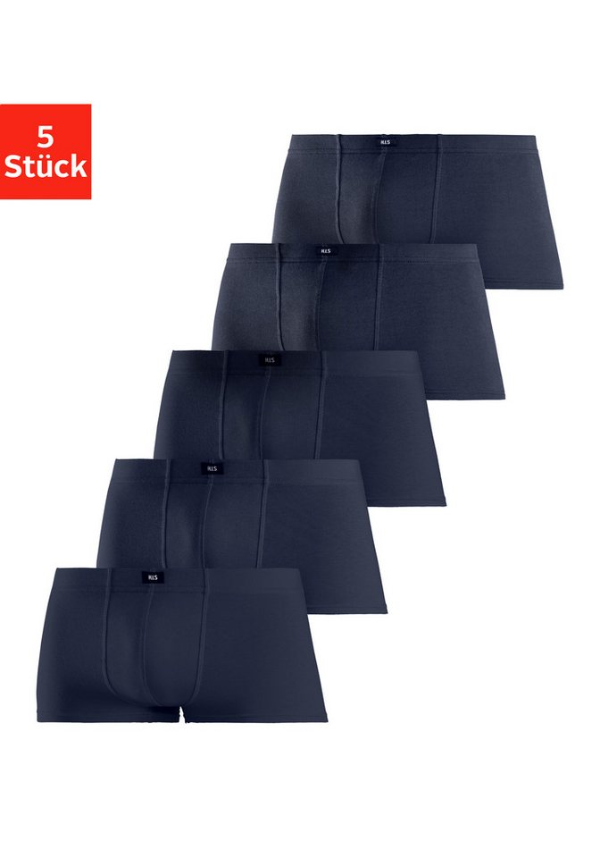 H.I.S Hipster (Packung, 5-St) knapp sitzende Boxershorts aus Baumwollstretch von H.I.S