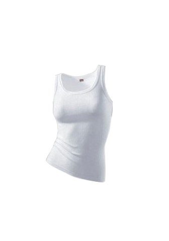 H.I.S JEANS H.I.S Feinripp-Tanktops (3 Stck.) weiss, Größe 32/34 von H.I.S