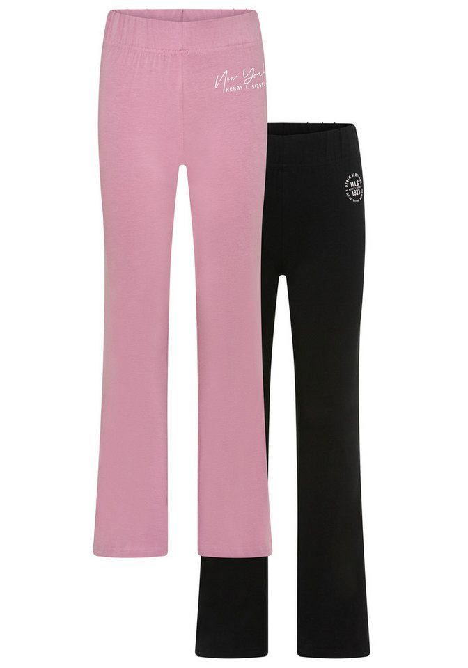 H.I.S Leggings 2er Packung Leggings mit Schlag (Packung, 2-tlg) NEUHEIT: HIS für TEENS! 2er Packung Jazzpants von H.I.S