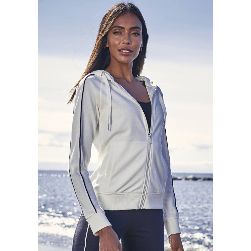 H.I.S Kapuzensweatjacke Damen ecru Gr.36/38 von H.I.S