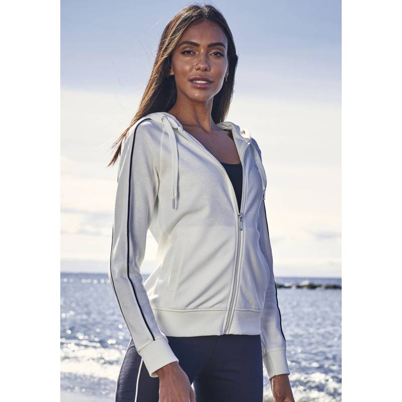 H.I.S Kapuzensweatjacke Damen ecru Gr.52/54 von H.I.S