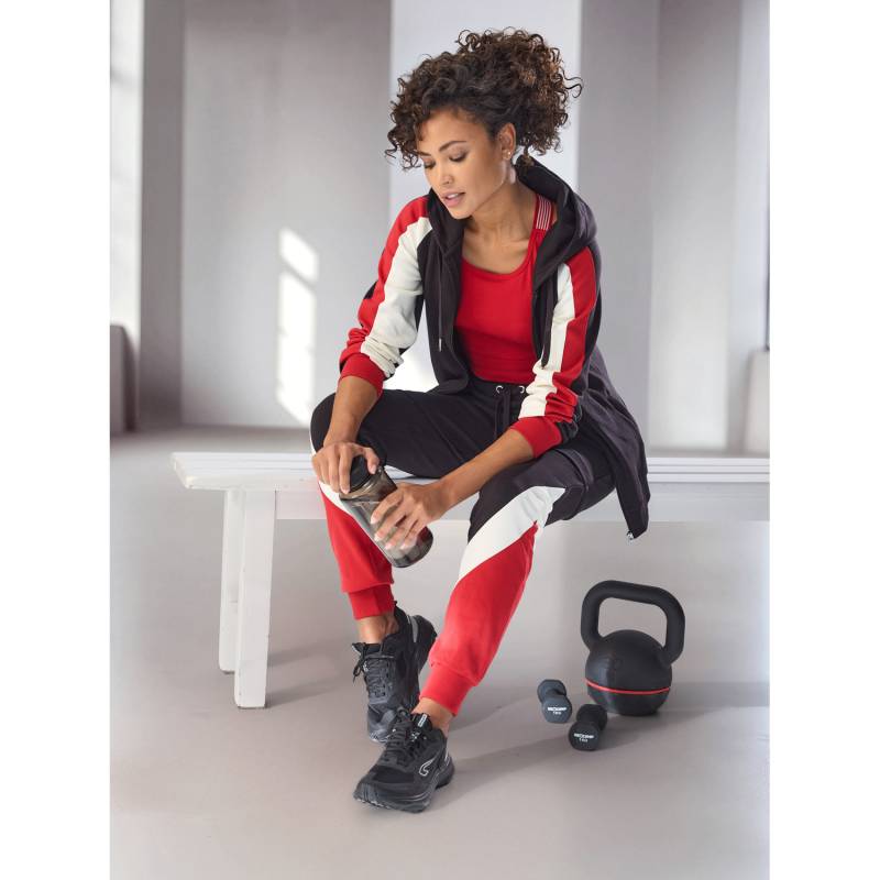 H.I.S Kapuzensweatjacke Damen schwarz Gr.L (44/46) von H.I.S