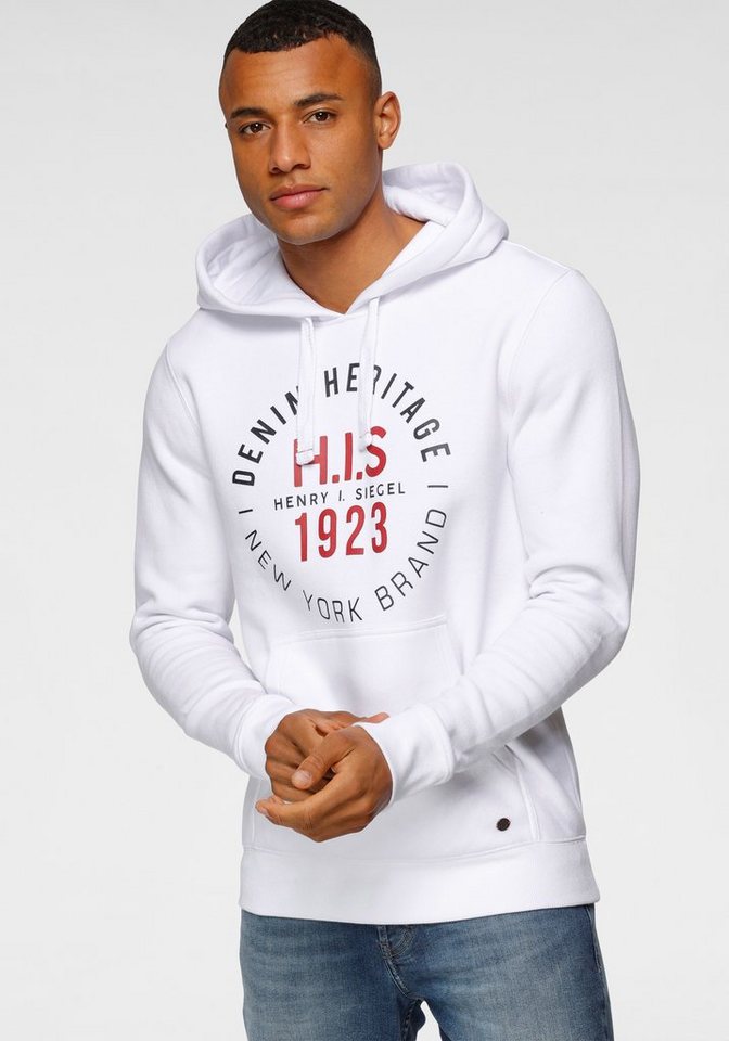 H.I.S Kapuzensweatshirt mit markanten Kordeln von H.I.S