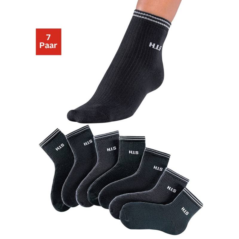H.I.S Kurzsocken Damen schwarz Gr.39-42 von H.I.S