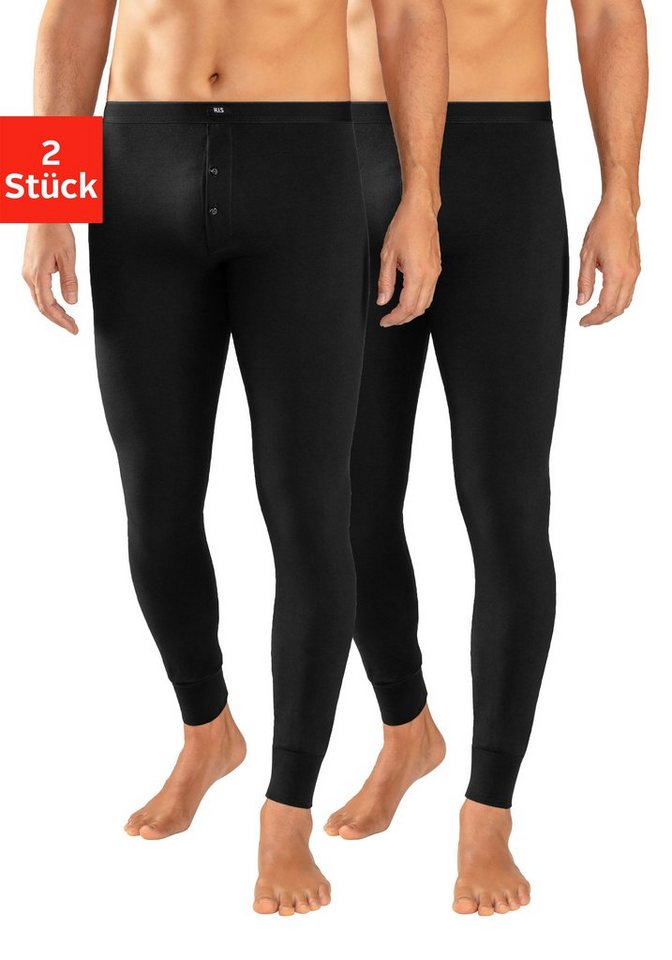 H.I.S Lange Unterhose (Packung, 2-St) mit Bündchen am Bein von H.I.S