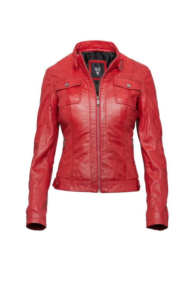 H.I.S Lederjacke (1-St) aus hochwertigem Leder von H.I.S