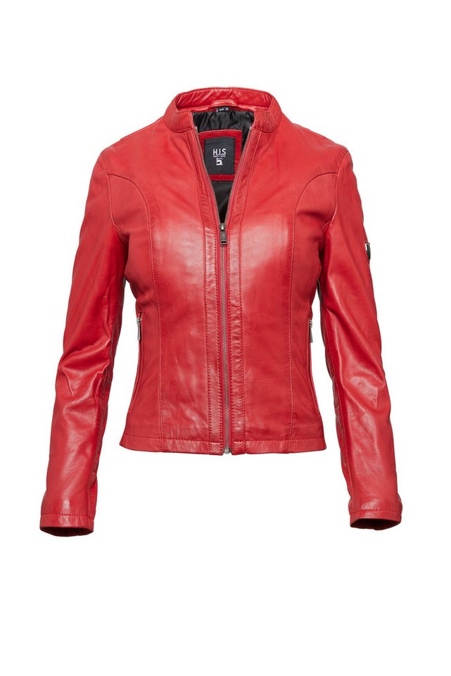 H.I.S Lederjacke (1-St) aus hochwertigem Leder von H.I.S