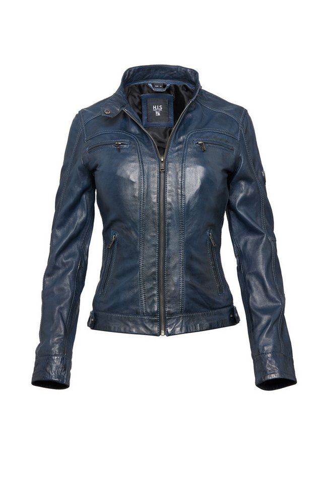H.I.S Lederjacke (1-St) aus weichem Leder von H.I.S