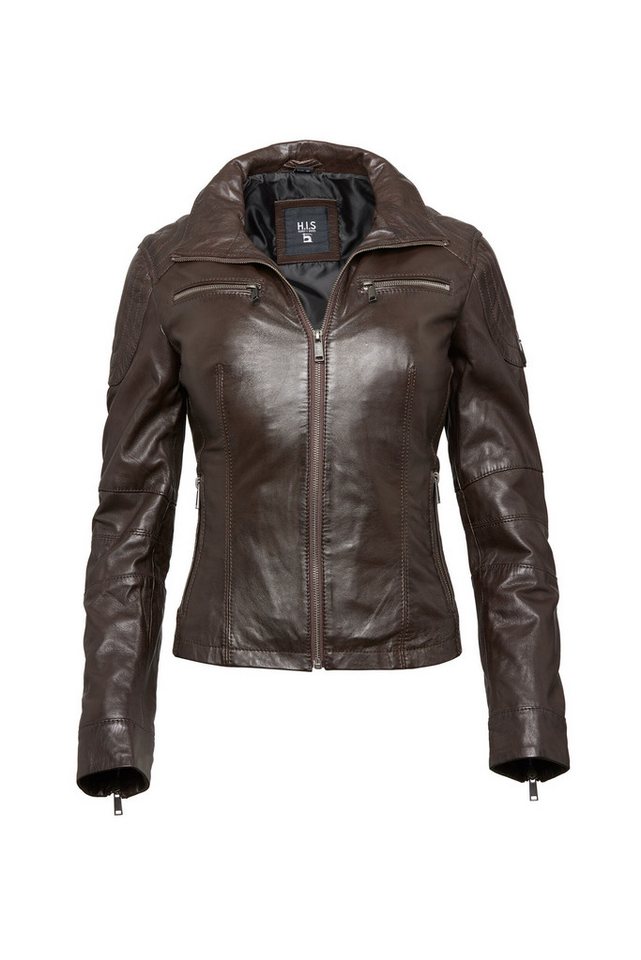 H.I.S Lederjacke (1-St) aus weichem Leder von H.I.S