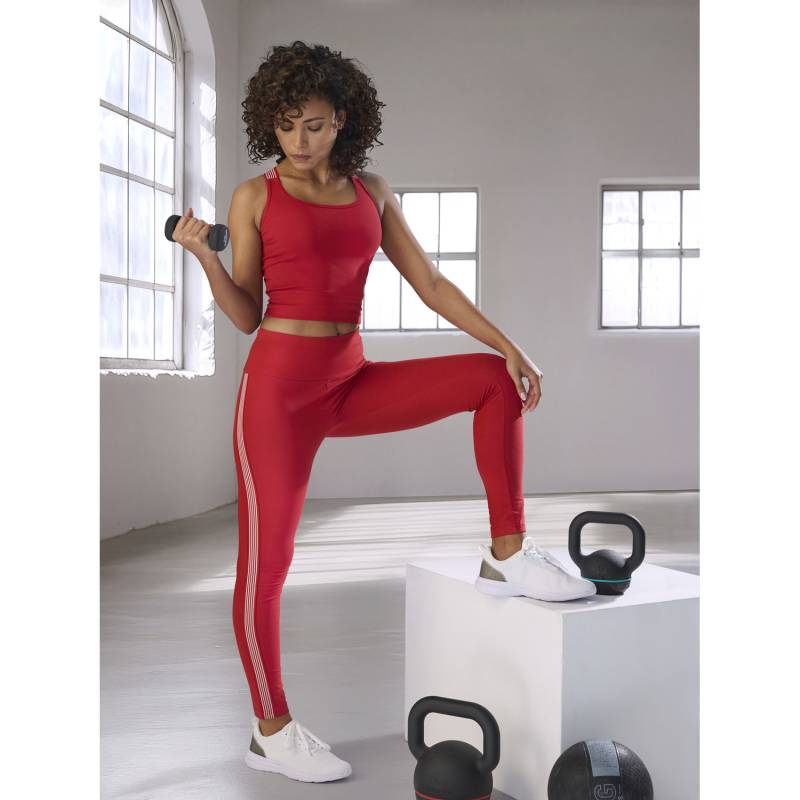 H.I.S Leggings Damen rot Gr.XL (48/50) von H.I.S