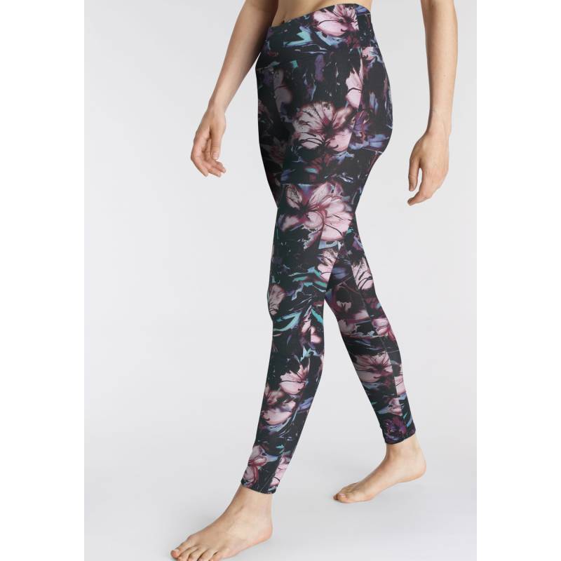 H.I.S Leggings Damen schwarz bunt gemustert Gr.32/34 von H.I.S