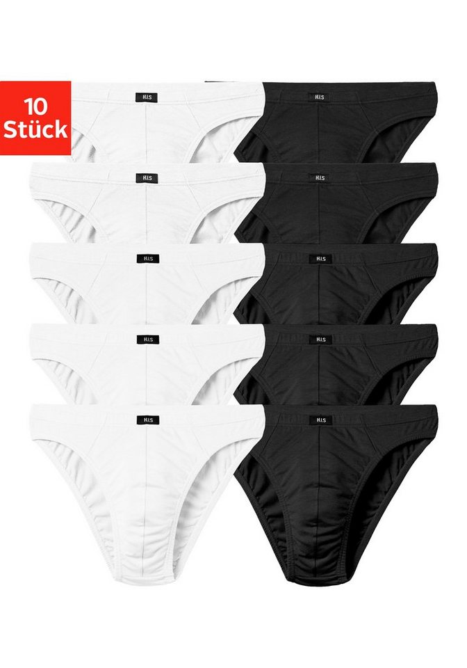 H.I.S Slip Herren Minislip (Packung, 10-St) in Baumwoll-Mix von H.I.S