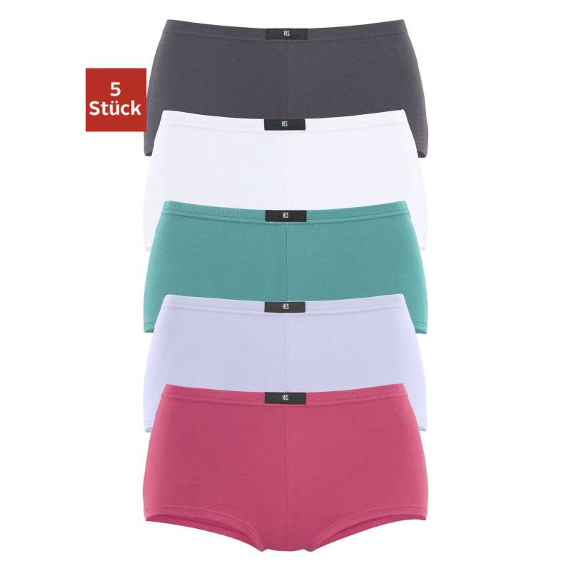 H.I.S Panty Damen anthrazit, weiß, mint, flieder, pink Gr.34 von H.I.S