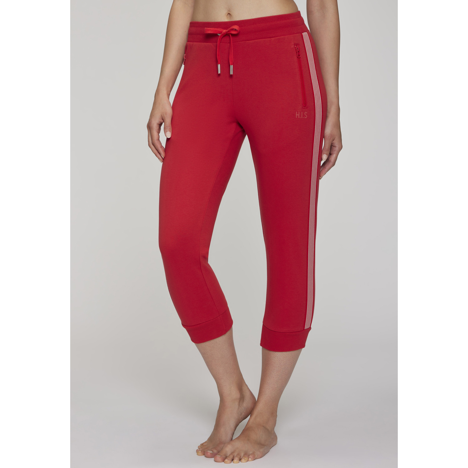 H.I.S Relax-Caprihose Damen rot Gr.L (44/46) von H.I.S