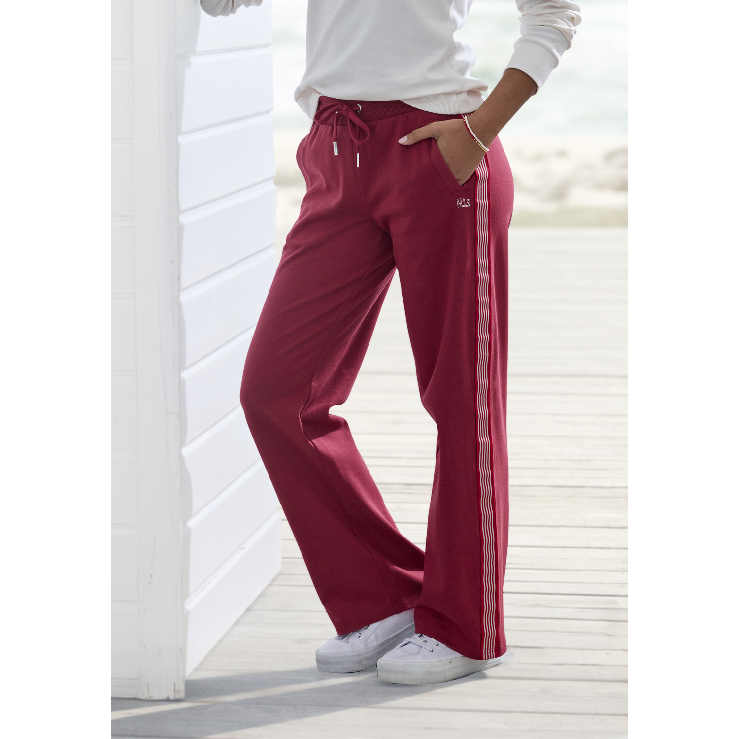 H.I.S Relaxhose Damen rot Gr.52/54 von H.I.S