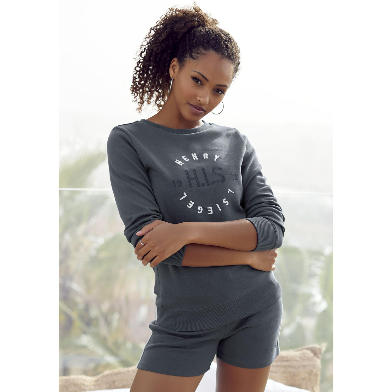 H.I.S Shorts Damen navy Gr.32/34 von H.I.S