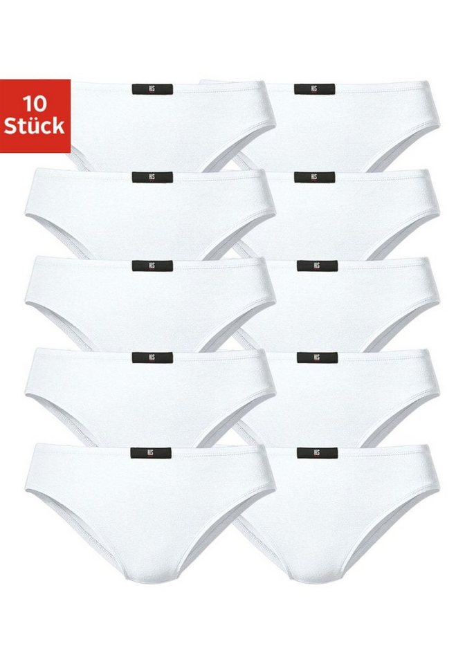 H.I.S Slip (10er-Pack) aus elastischer Baumwoll-Qualität von H.I.S