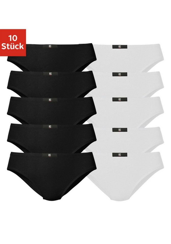 H.I.S Slip (10er-Pack) aus elastischer Baumwoll-Qualität von H.I.S