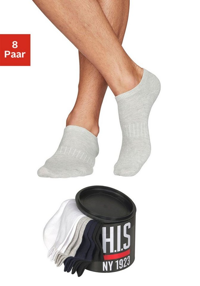 H.I.S Sneakersocken (Dose, 8-Paar) in der Geschenkdose von H.I.S