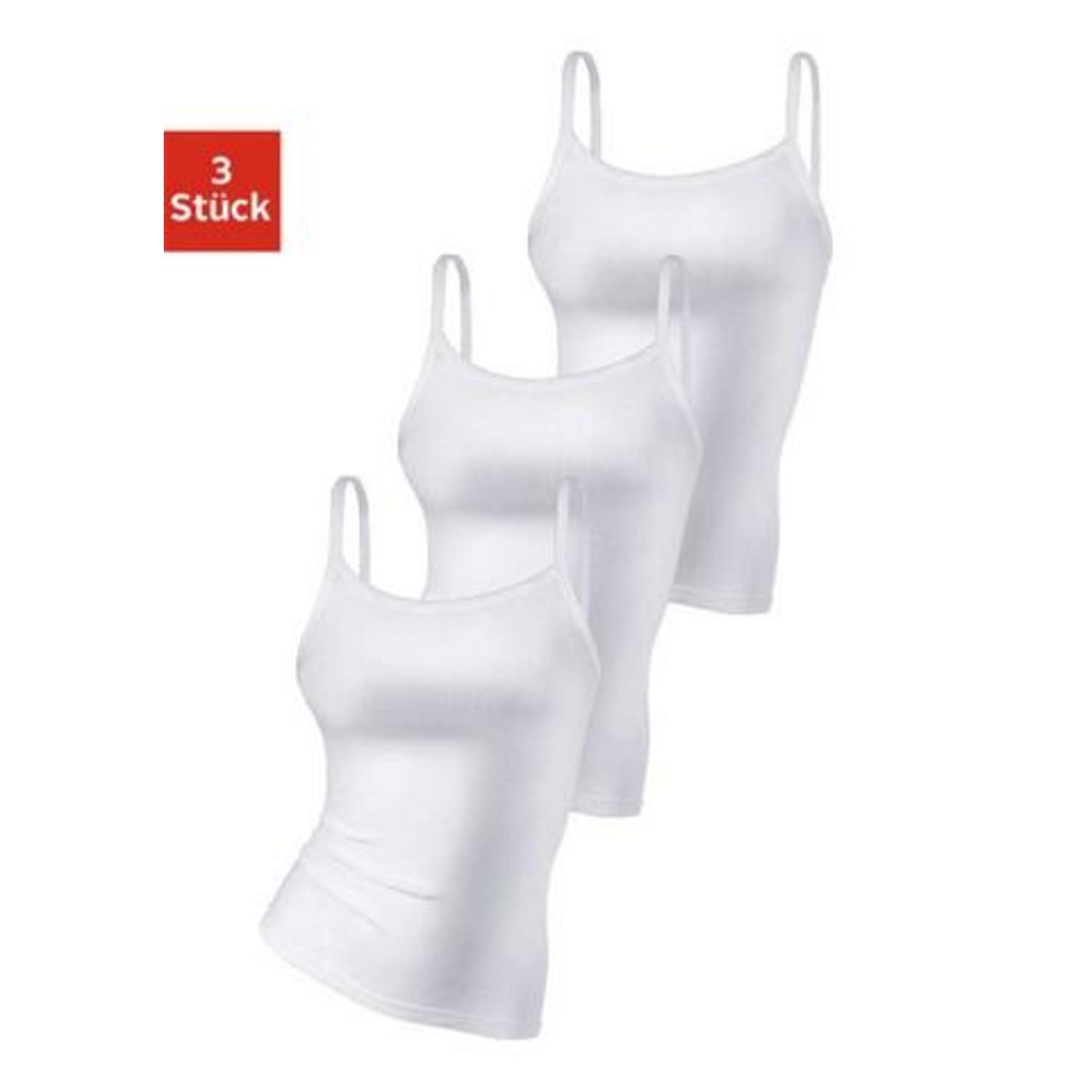 H.I.S Spaghettitop Damen weiß Gr.44/46 von H.I.S