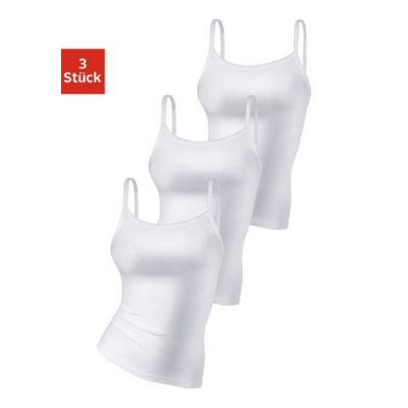 H.I.S Spaghettitop Damen weiß Gr.44/46 von H.I.S