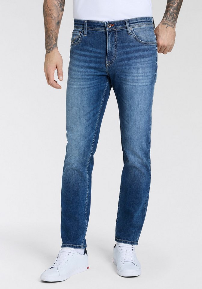 H.I.S Straight-Jeans NEW DALE gerades Bein, mit Used-Effekten, niedrige Leibhöhe von H.I.S