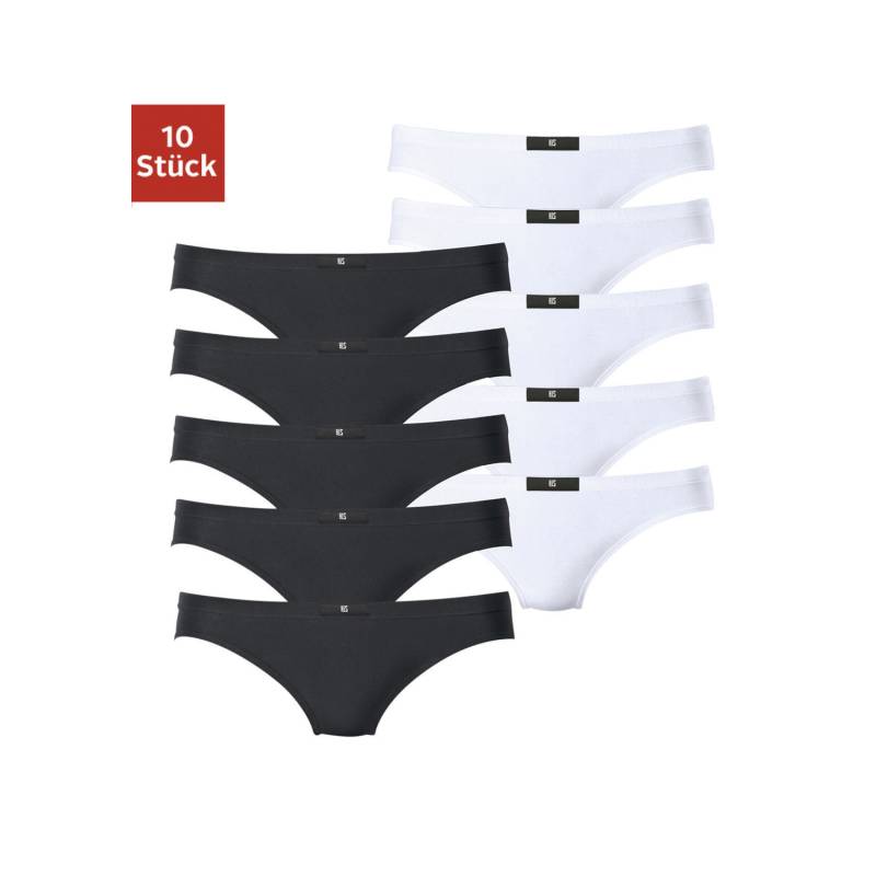 H.I.S String Damen schwarz, weiß Gr.46 von H.I.S
