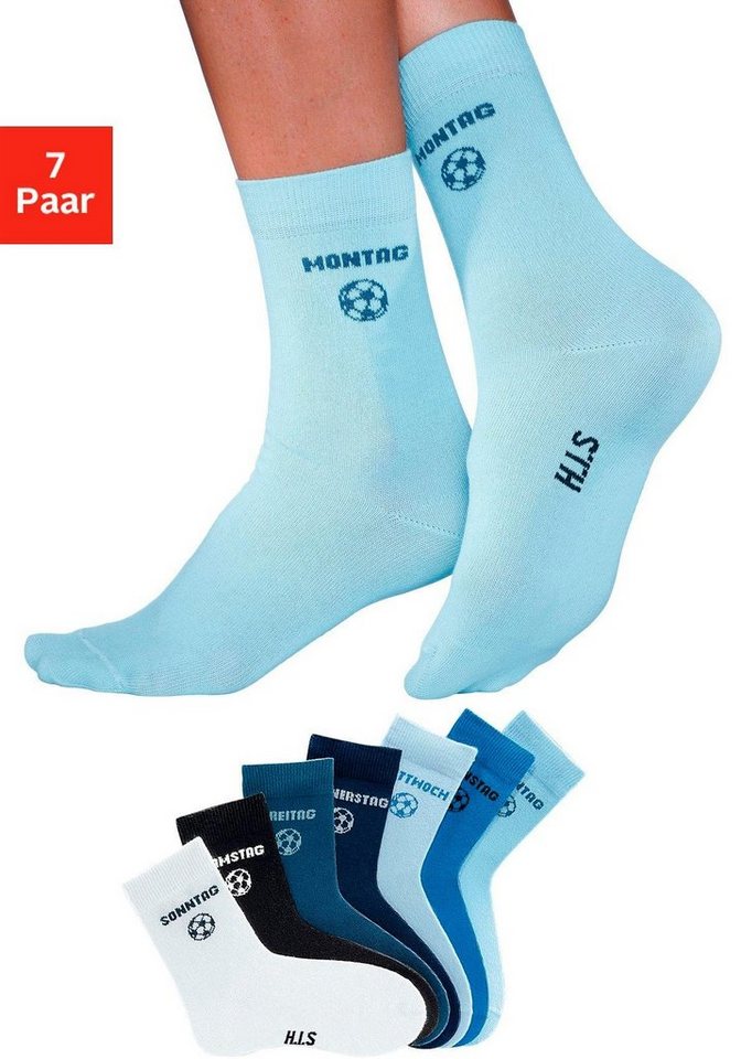 H.I.S Socken (Packung, 7-Paar) für Kinder mit Fußballmotiv von H.I.S