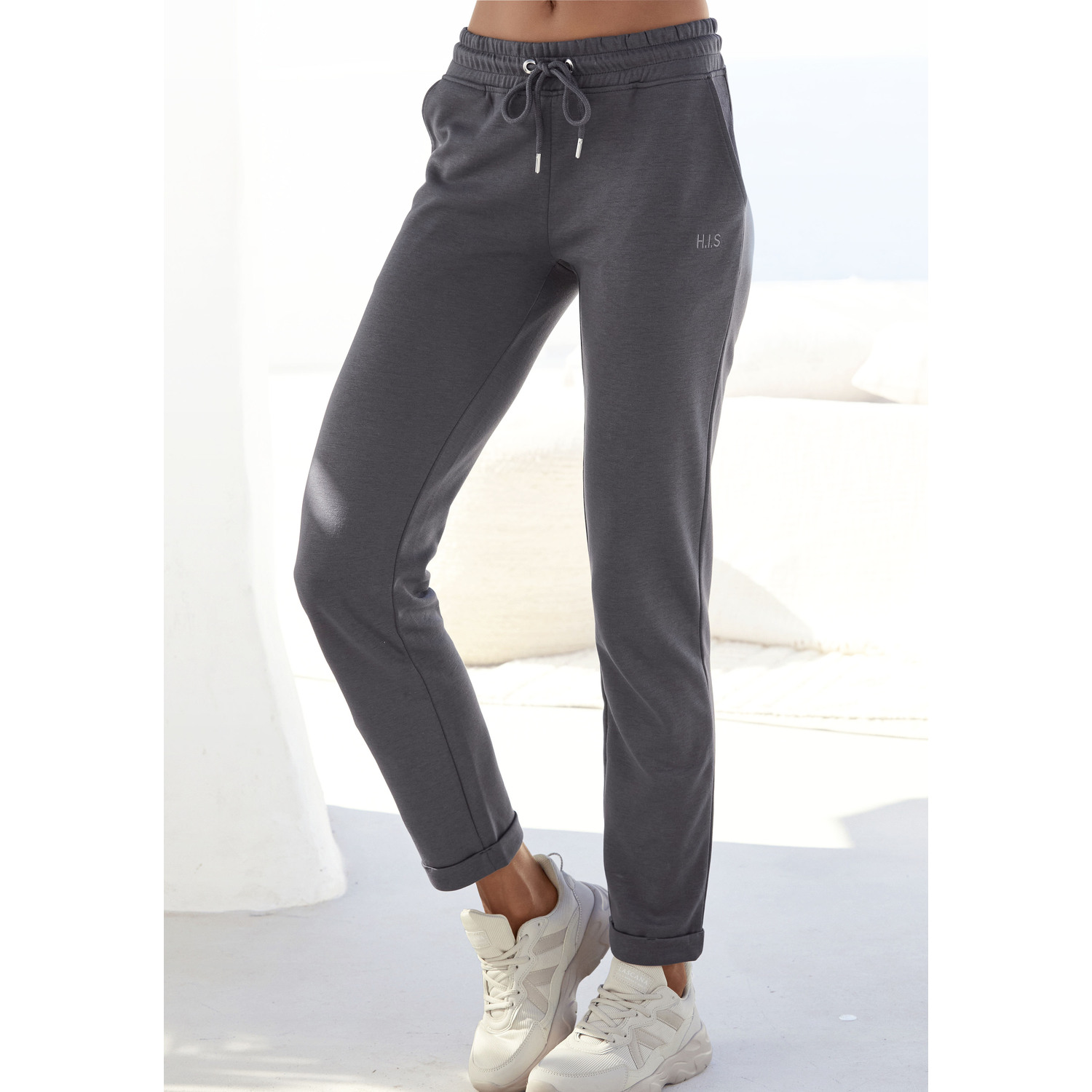 H.I.S Sweathose Damen anthrazit Gr.44/46 von H.I.S