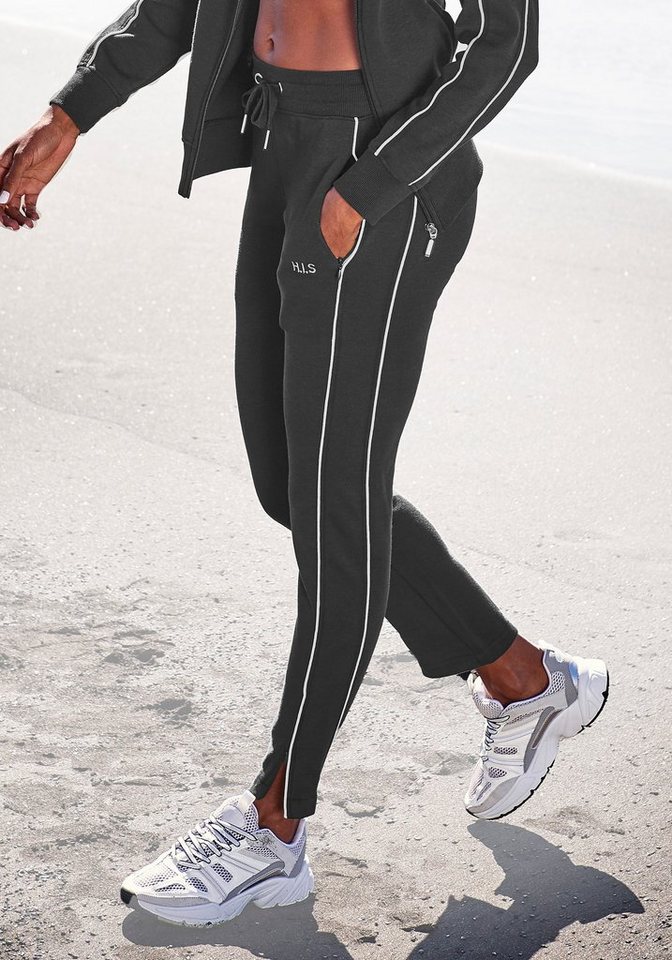 H.I.S Sweathose mit Reißverschluss am Beinsaum, Loungeanzug von H.I.S