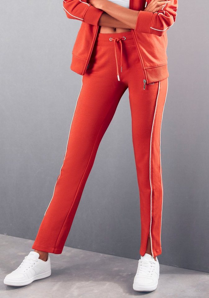 H.I.S Sweathose mit Reißverschluss am Beinsaum, Loungeanzug von H.I.S