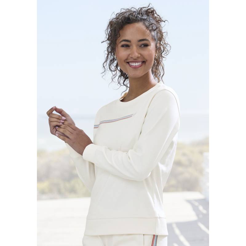 H.I.S Sweatshirt Damen ecru Gr.40/42 von H.I.S