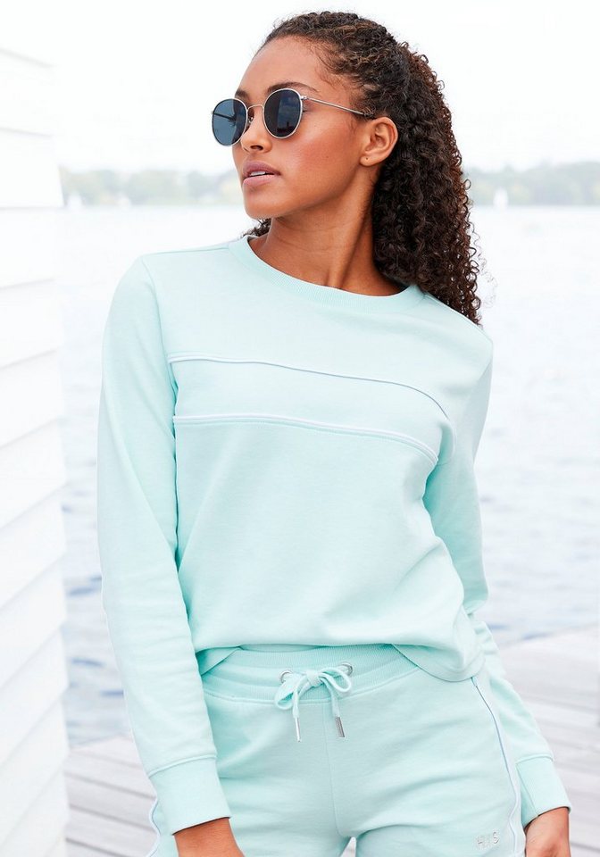 H.I.S Sweatshirt mit Piping, Loungeanzug H.I.S Sweatshirt mit Piping, Loungeanzug von H.I.S
