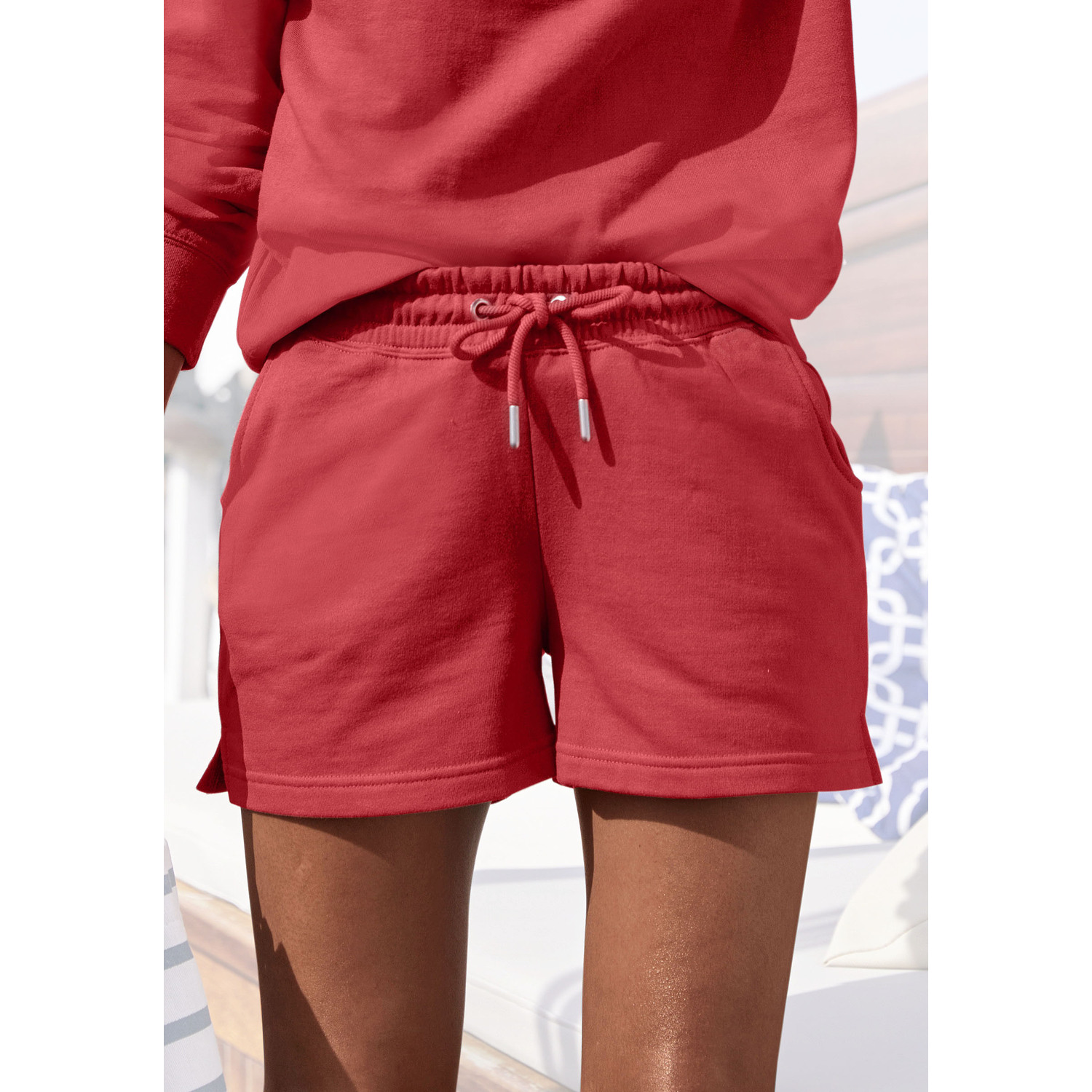 H.I.S Sweatshorts Damen rot Gr.36/38 von H.I.S