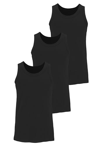 H.I.S Tanktop Unterhemden (3 Stück) schwarz von H.I.S