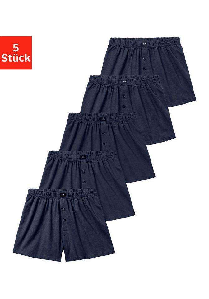 H.I.S Weiter Boxer Herren Boxer (Packung, 5-St) weite Passform, Komfortbund, aus Baumwoll-Stretch von H.I.S