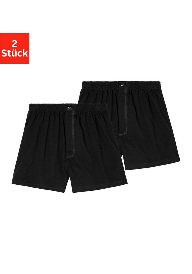 H.I.S Weiter Boxer (Packung, 2-St) aus weicher Single Jersey Ware von H.I.S