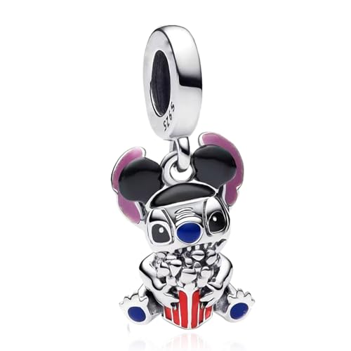 H.ZHENYUE Anhänger Charms 925 Sterling Silber Alien Gift Dog Bead Charms with Zirconia Europäische Armbänder Halskette,Schmuck Geschenk Weihnachten,Valentinstag,Muttertag Damen von H.ZHENYUE