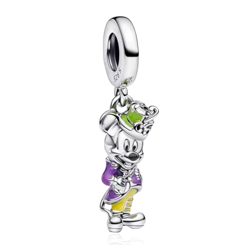 H.ZHENYUE Anhänger Charms 925 Sterling Silber Alien Tuxedo Mouse Bead Charms with Zirconia Europäische Armbänder Halskette,Schmuck Geschenk Weihnachten,Valentinstag,Muttertag Damen H.ZHENYUE Anhänger Charms 925 Sterling Silber Alien Tuxedo Mouse Bead Charms with Zirconia Europäische Armbänder Halskette,Schmuck Geschenk Weihnachten,Valentinstag,Muttertag Damen von H.ZHENYUE