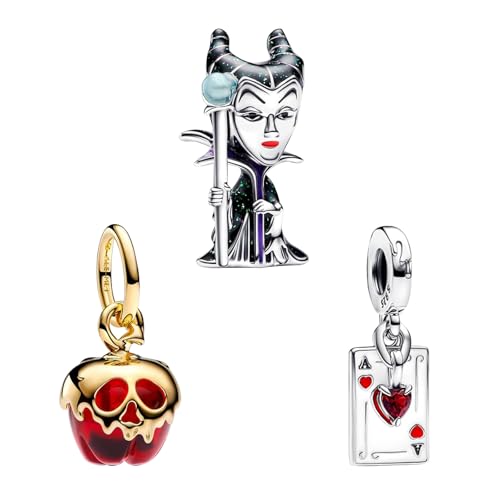 H.ZHENYUE Anhänger Charms 925 Sterling Silber Witch's Apple Hearts Bead Charms with Zirconia Europäische Armbänder Halskette,Schmuck Geschenk Weihnachten,Valentinstag,Muttertag Damen 3 Piece/Package H.ZHENYUE Anhänger Charms 925 Sterling Silber Witch's Apple Hearts Bead Charms with Zirconia Europäische Armbänder Halskette,Schmuck Geschenk Weihnachten,Valentinstag,Muttertag Damen 3 Piece/Package von H.ZHENYUE