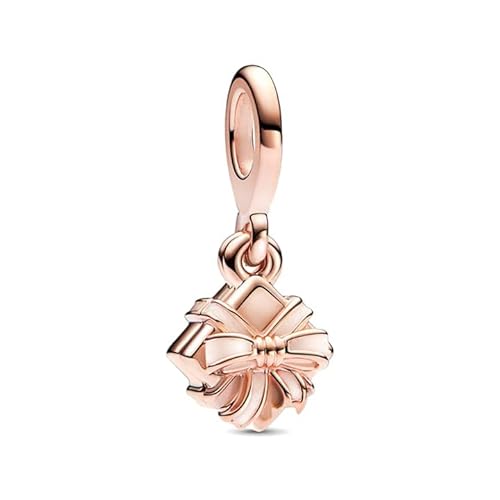 H.ZHENYUE Charm 925 Sterling Silber Bead Charms Happy Birthday Gift Openable Dangle with Cubic Zirconia für Europäische Armbänder und Halskette,Schmuck Geschenk für Damen Herren von H.ZHENYUE