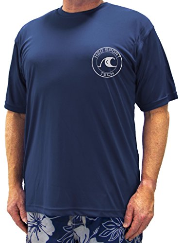 H2O Sport Tech Big & Tall Herren Kurzarm Badeshirt – lockere Passform - Blau - 5X-Groß H2O Sport Tech Big & Tall Herren Kurzarm Badeshirt – lockere Passform - Blau - 5X-Groß von H2O Sport Tech