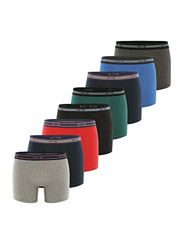 H3X Herren Boxer 8-Pack Retropants - Multicolor 1 - Größe M von H3X