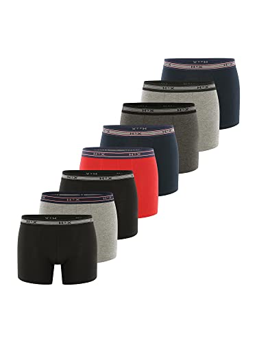 H3X Herren Boxer 8-Pack Retropants - Multicolor 2 - Größe L von H3X