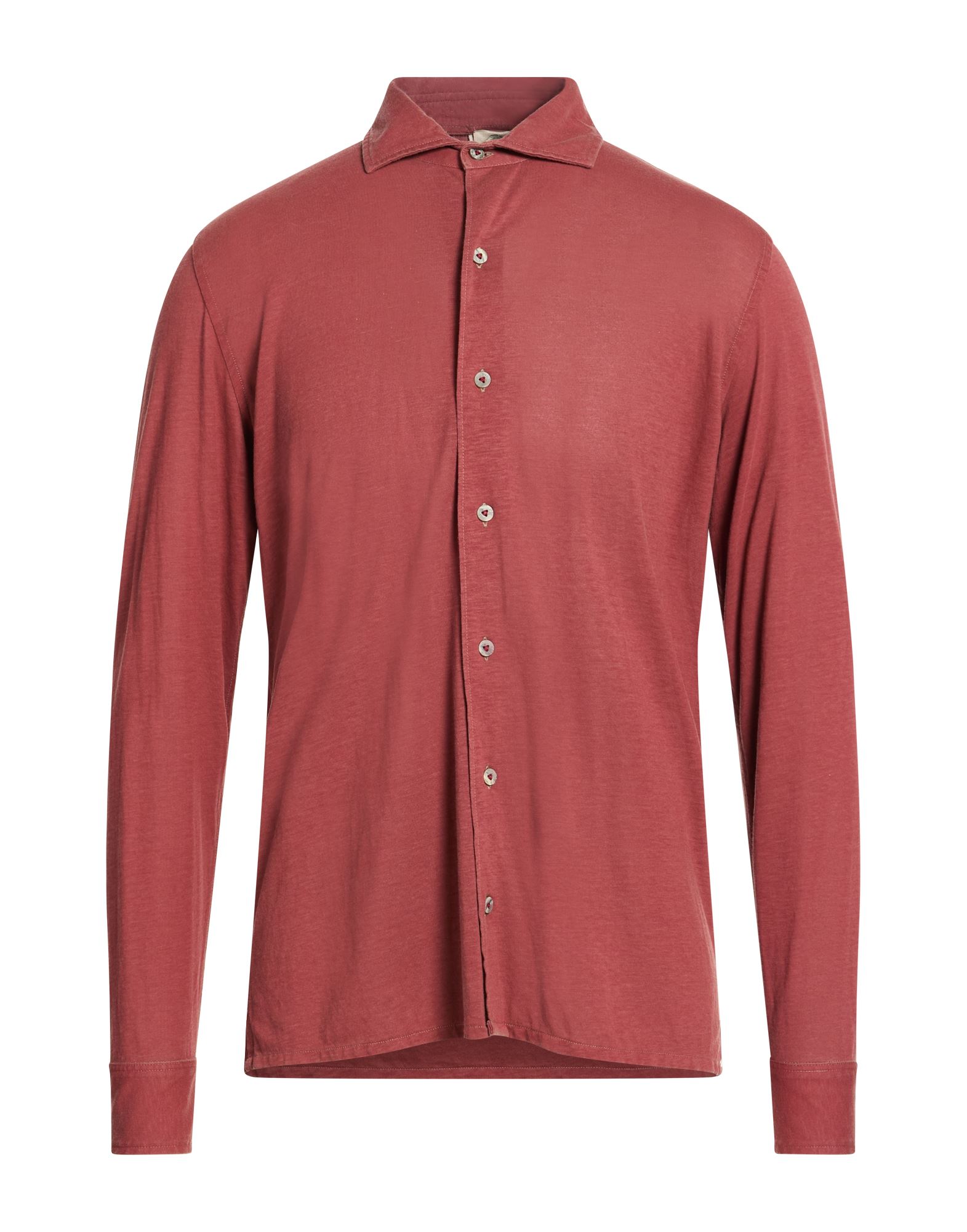 H953 Hemd Herren Ziegelrot von H953