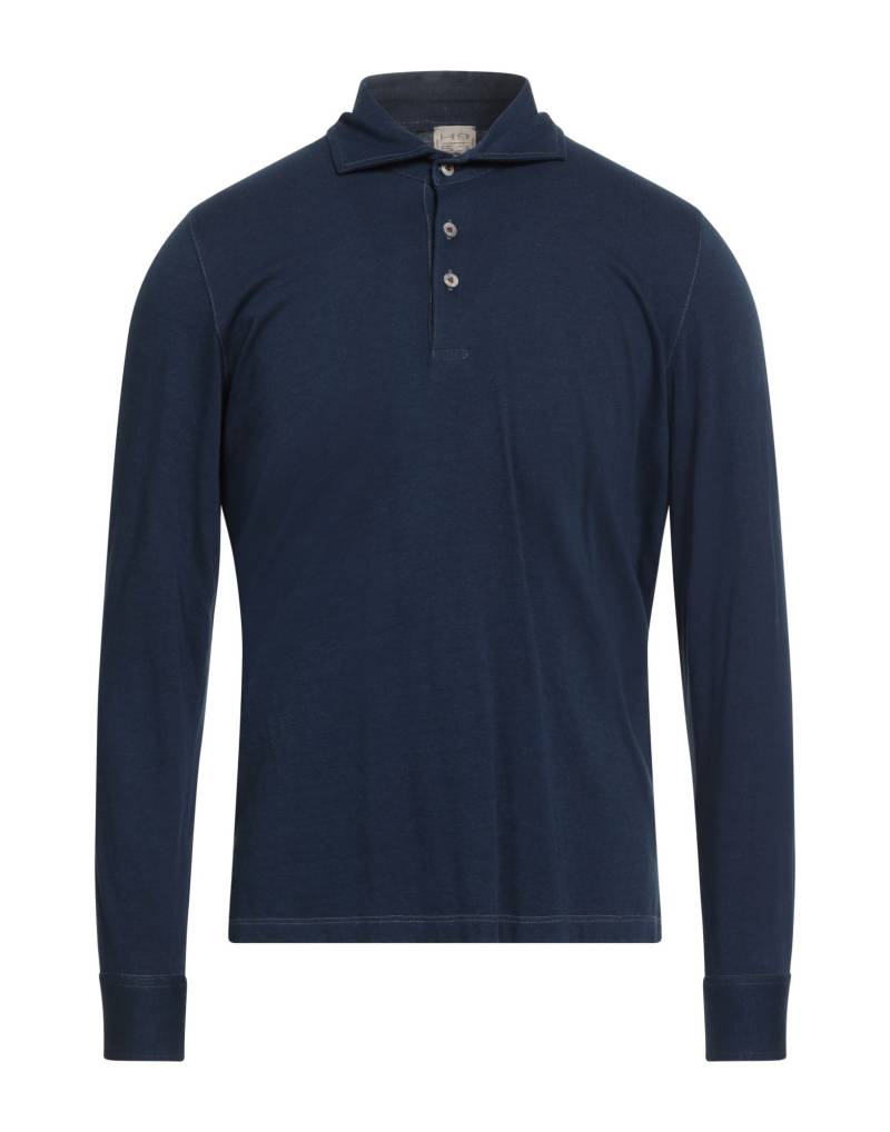 H953 Poloshirt Herren Blau von H953