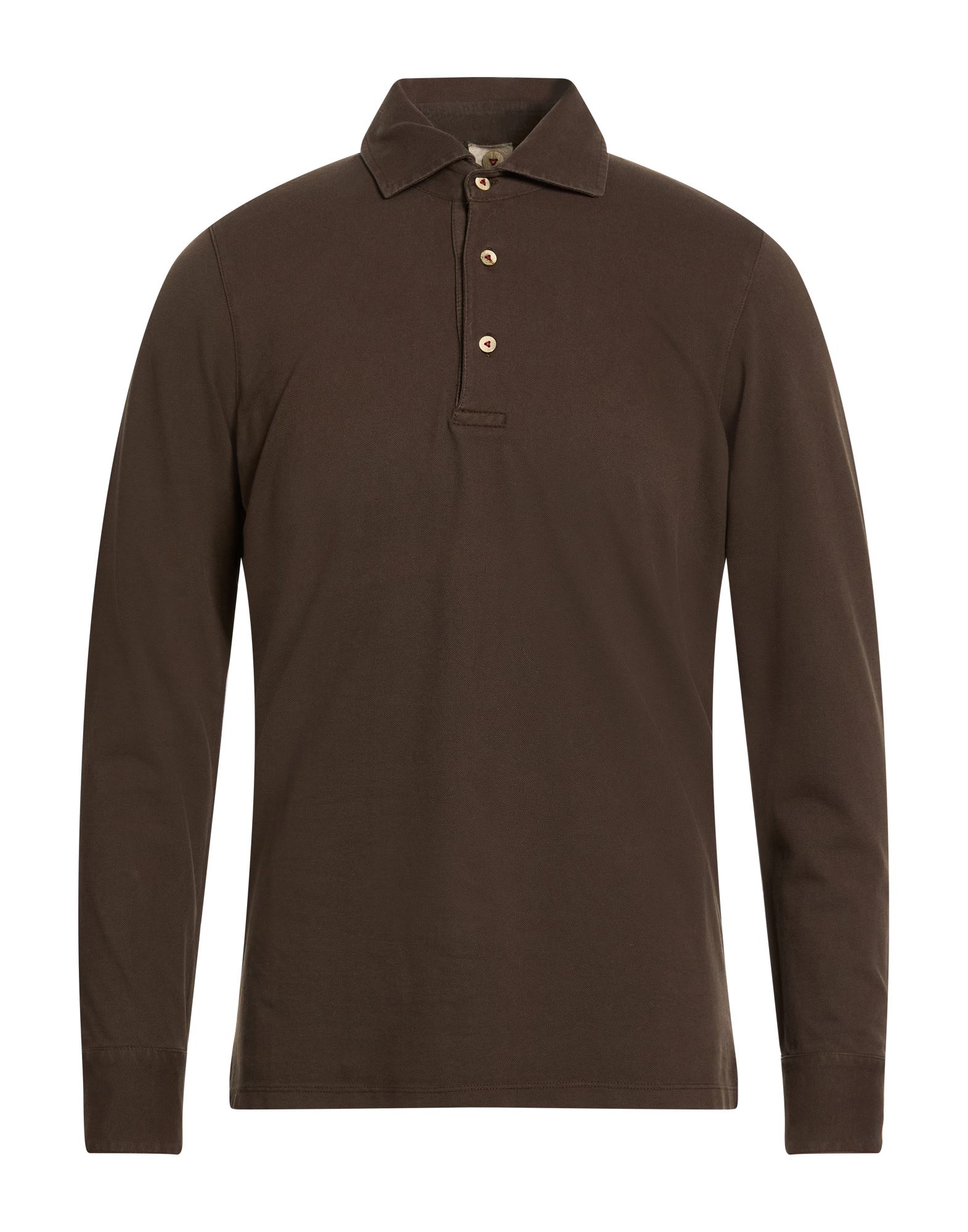 H953 Poloshirt Herren Dunkelbraun von H953