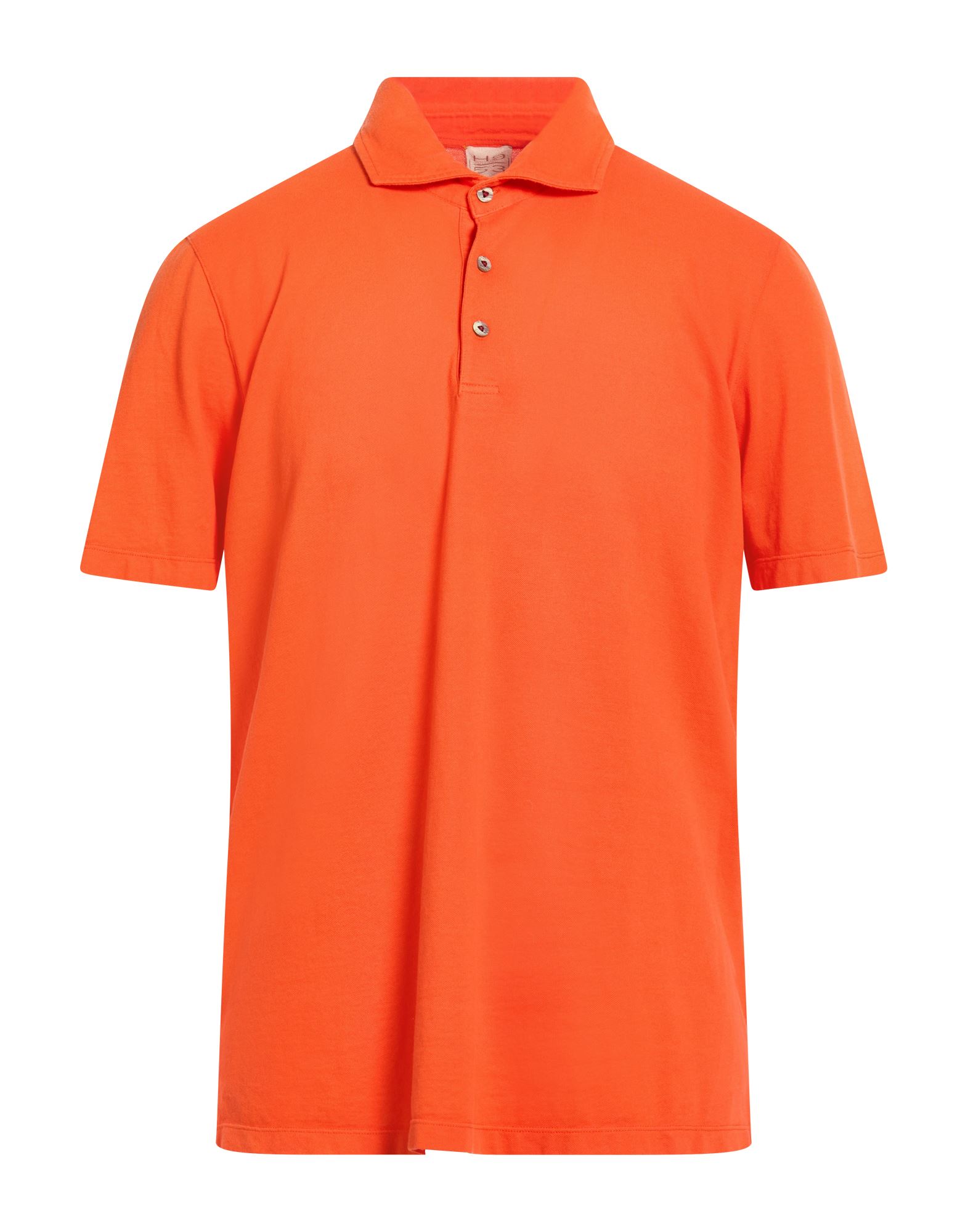 H953 Poloshirt Herren Orange von H953
